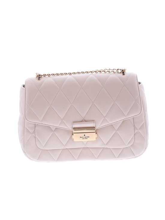 kate spade Handbags - kate spade Quilted Cream Shoulder Bag with Gold Chain